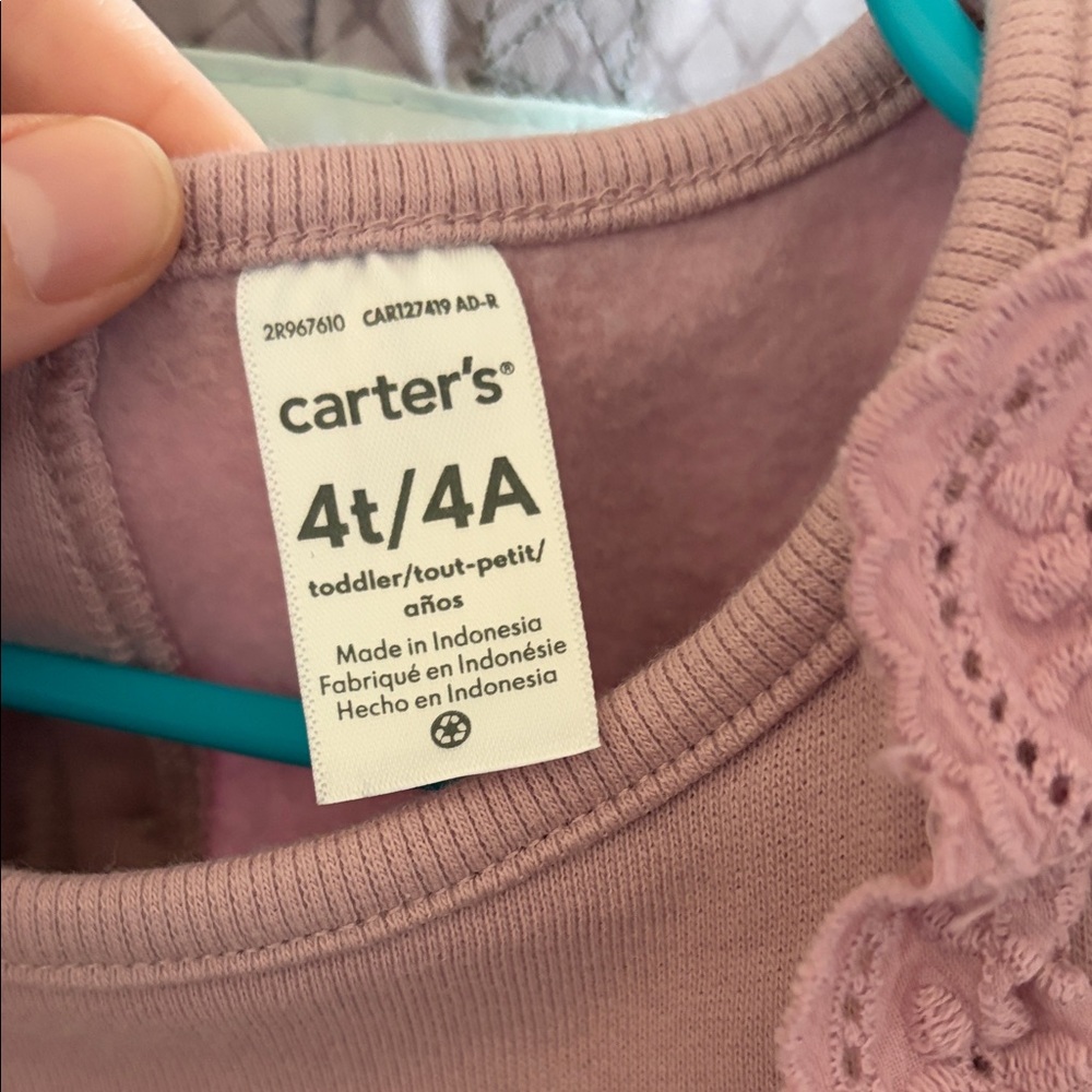 Carter's Soft Pink Ruffle Dress - Picture 2 of 4